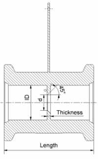 orifice assembly clamp connection ga