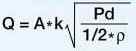 pitotbar dp flow equation